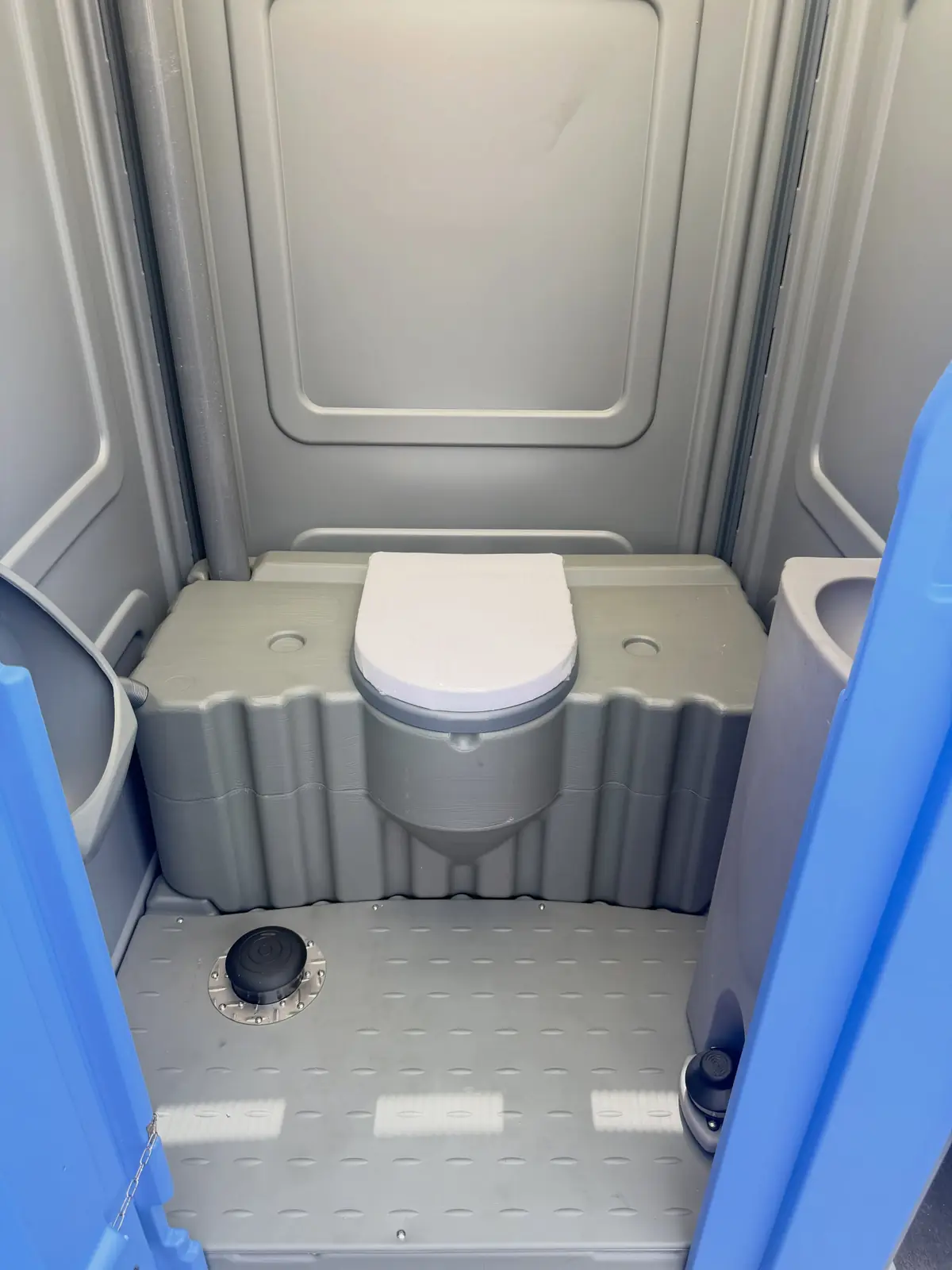 The clean, stocked inside of a standard unit delivered for a home repair