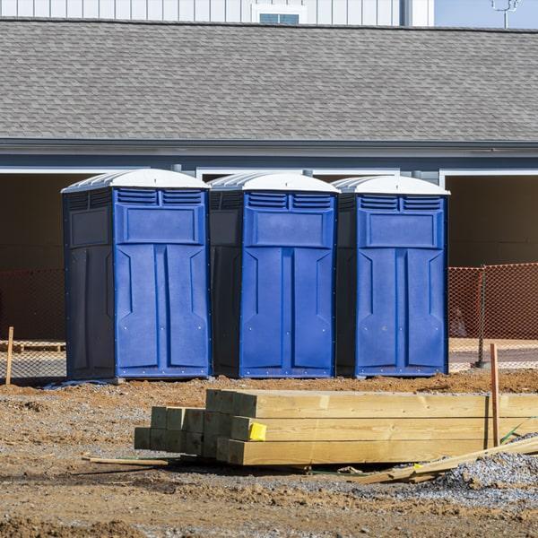Heavy-duty construction site porta potty in Florence, South Carolina